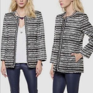Alice and Olivia Luci Tweed Jacket